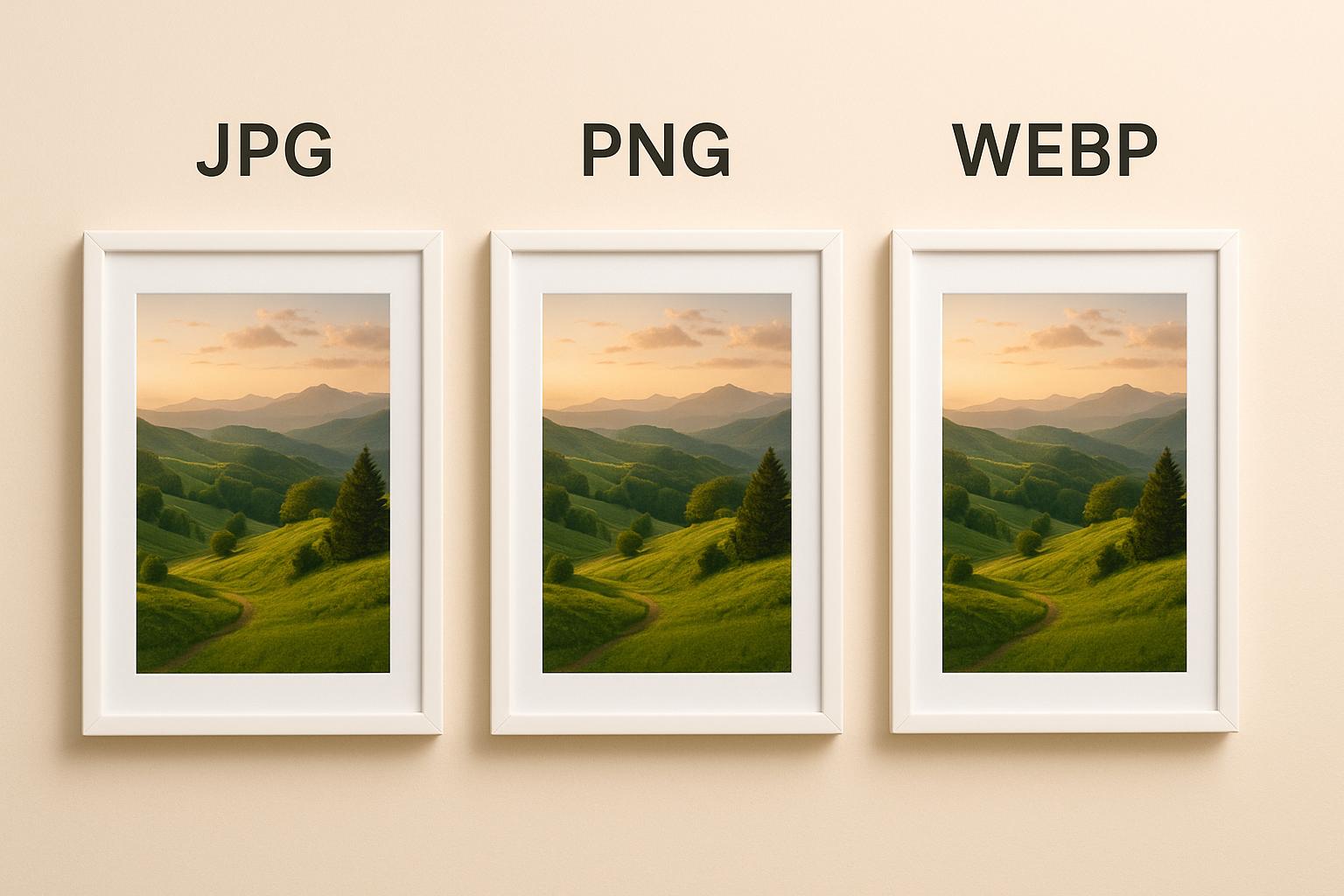 JPG vs PNG vs WEBP: Differences, Best Uses & Which Image Format Should You Choose?