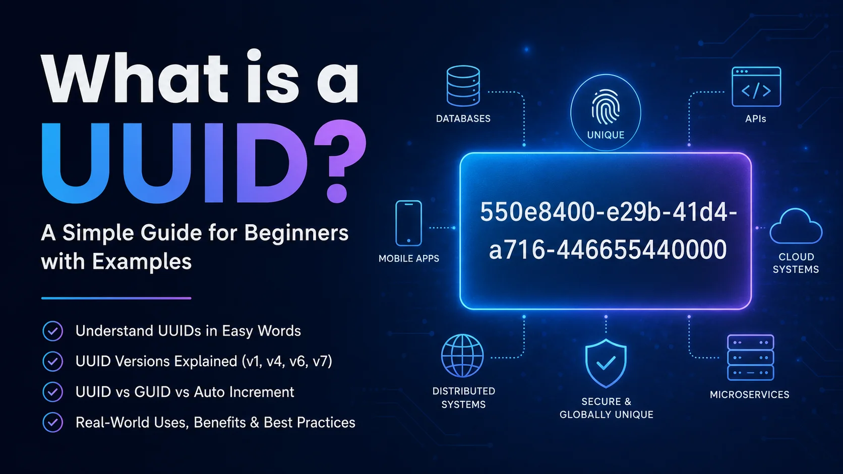 What Is a UUID? A Complete Beginner's Guide with Examples