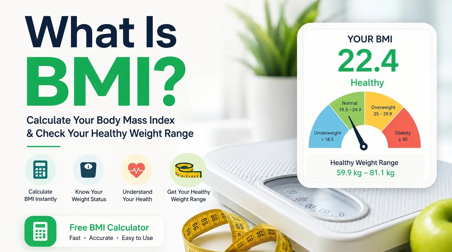 What Is BMI? How to Calculate Body Mass Index & Healthy Weight Range